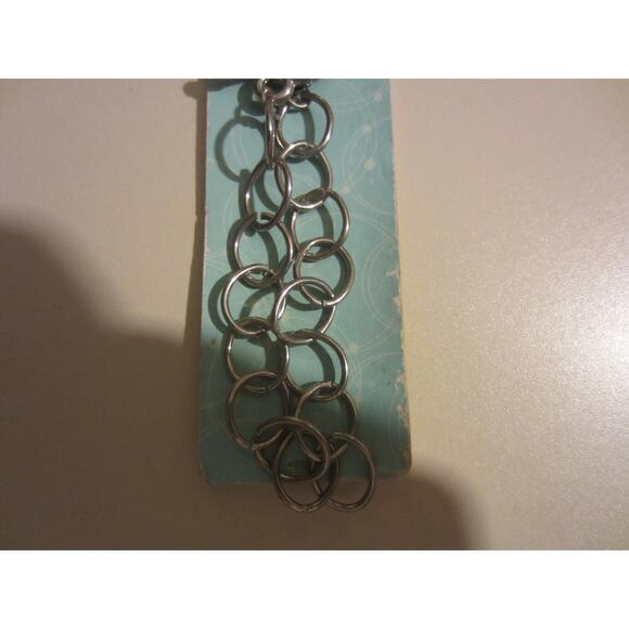 DIY Jewelry Making Chain Bracelet Base Silver Tone Bead Landing - Picture 4 of 5